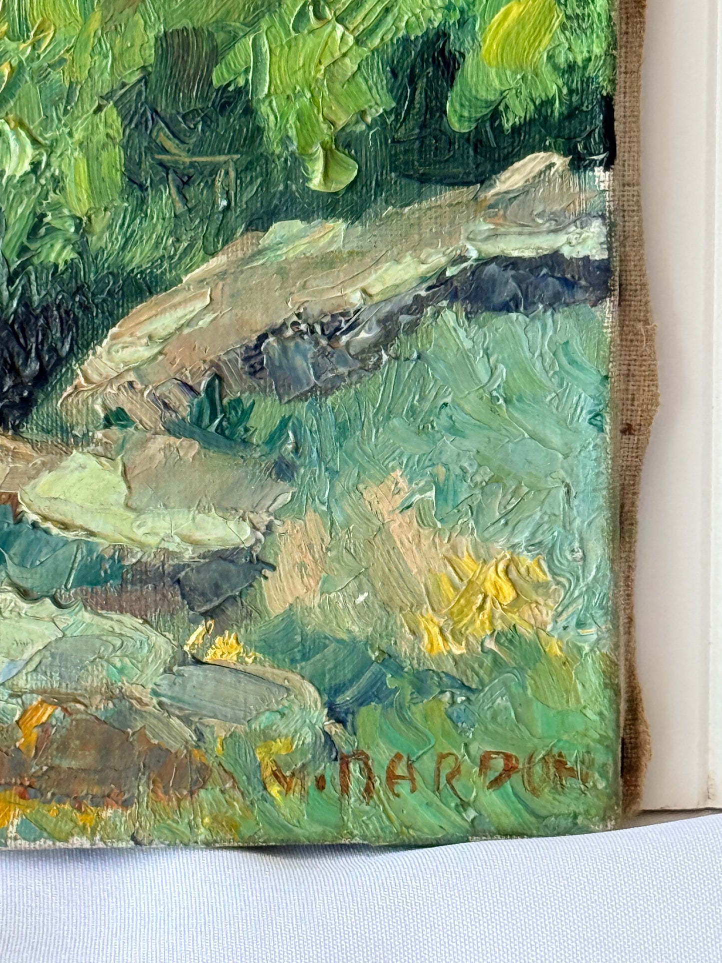 European Seascape Signed Oil Painting, 21”