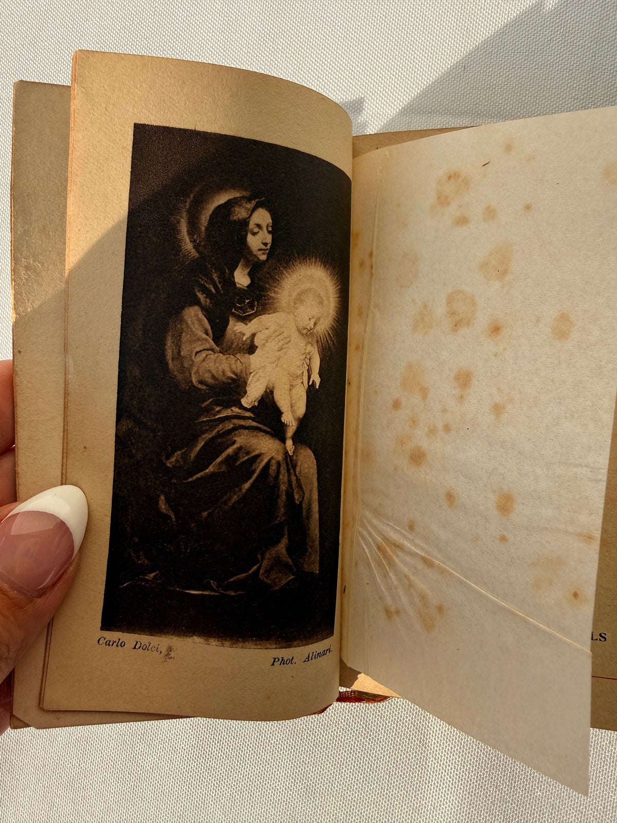 French Leather Prayer Book, L’Imitation de Jesus Christ DSM Vintage