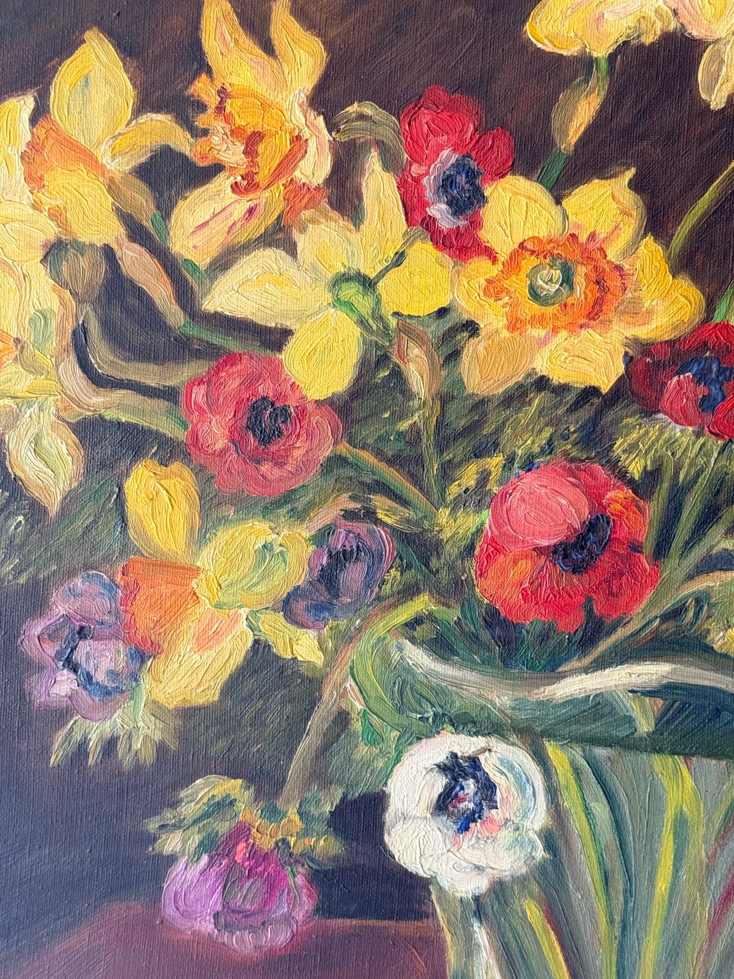 Daffodils by Dr E Kerschen, Jonquilles, 21”