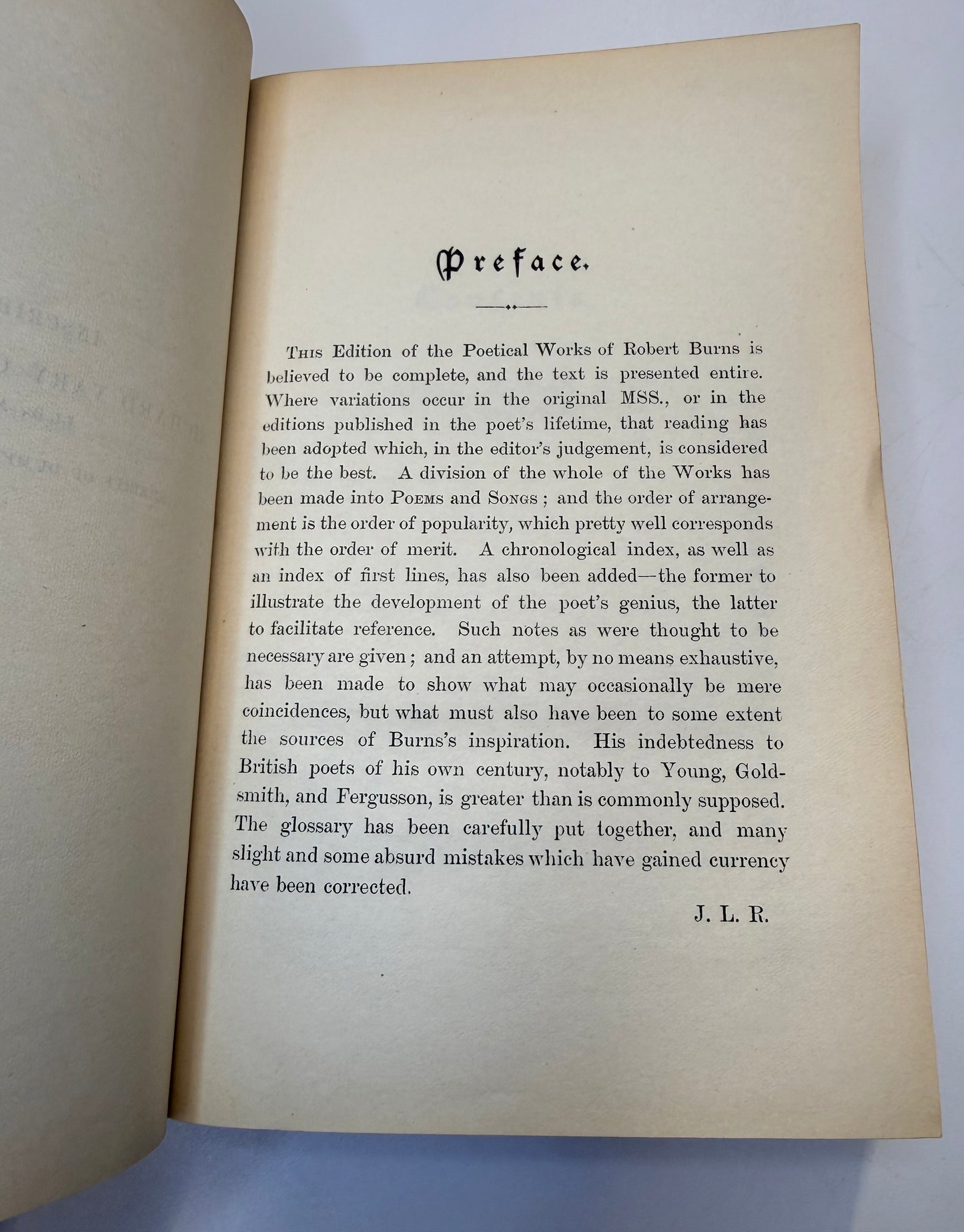 Robert Burns Poetical Works, 1906, Oxford Edition