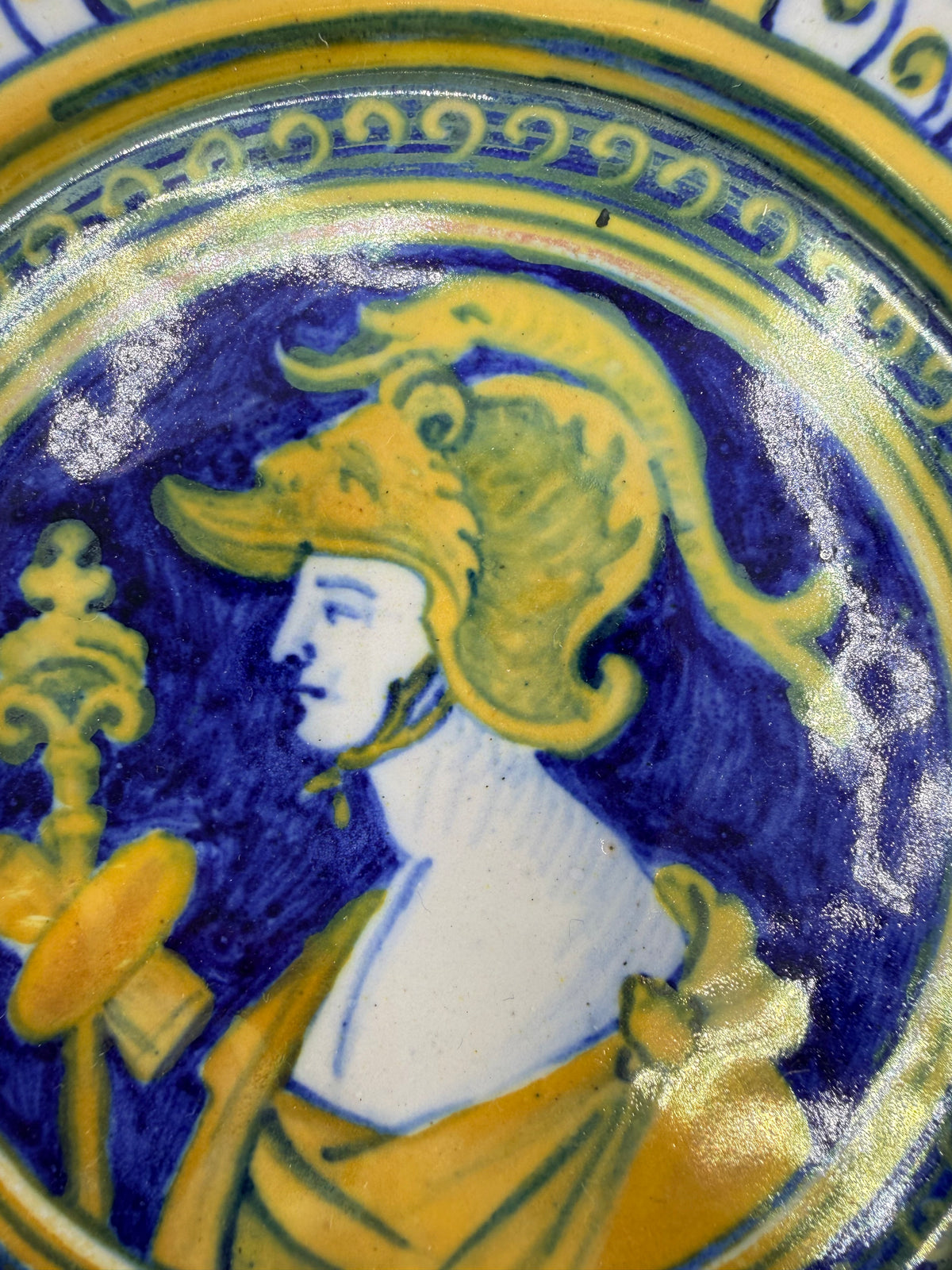 Antique Signed Royal Style Italian Plate