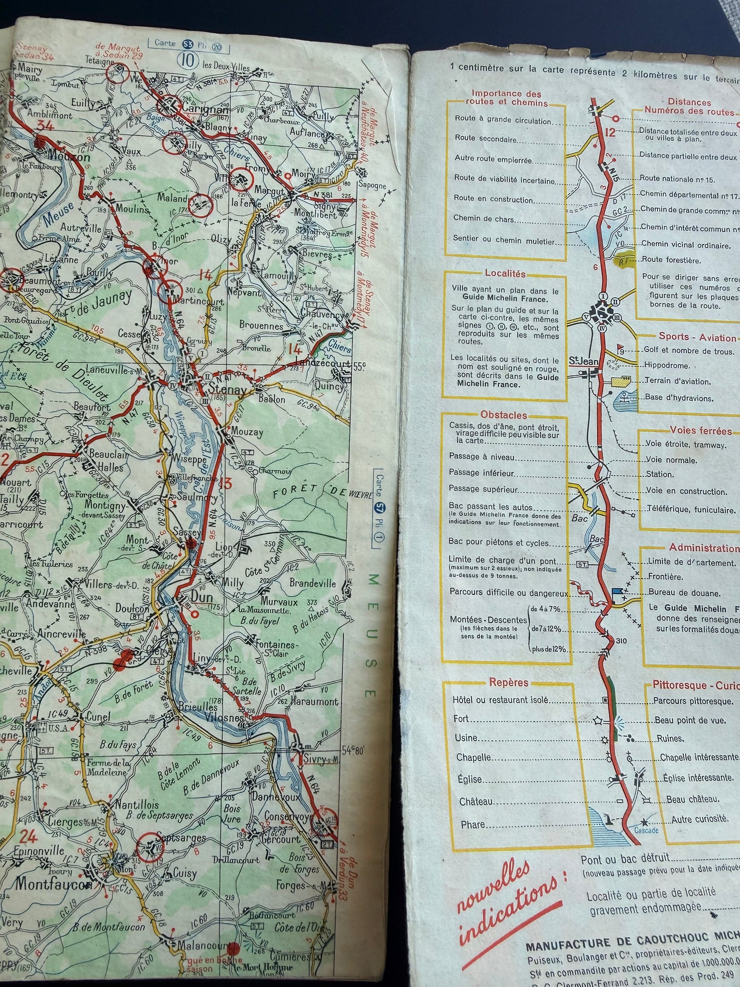 Vintage Michelin Map of Paris #56