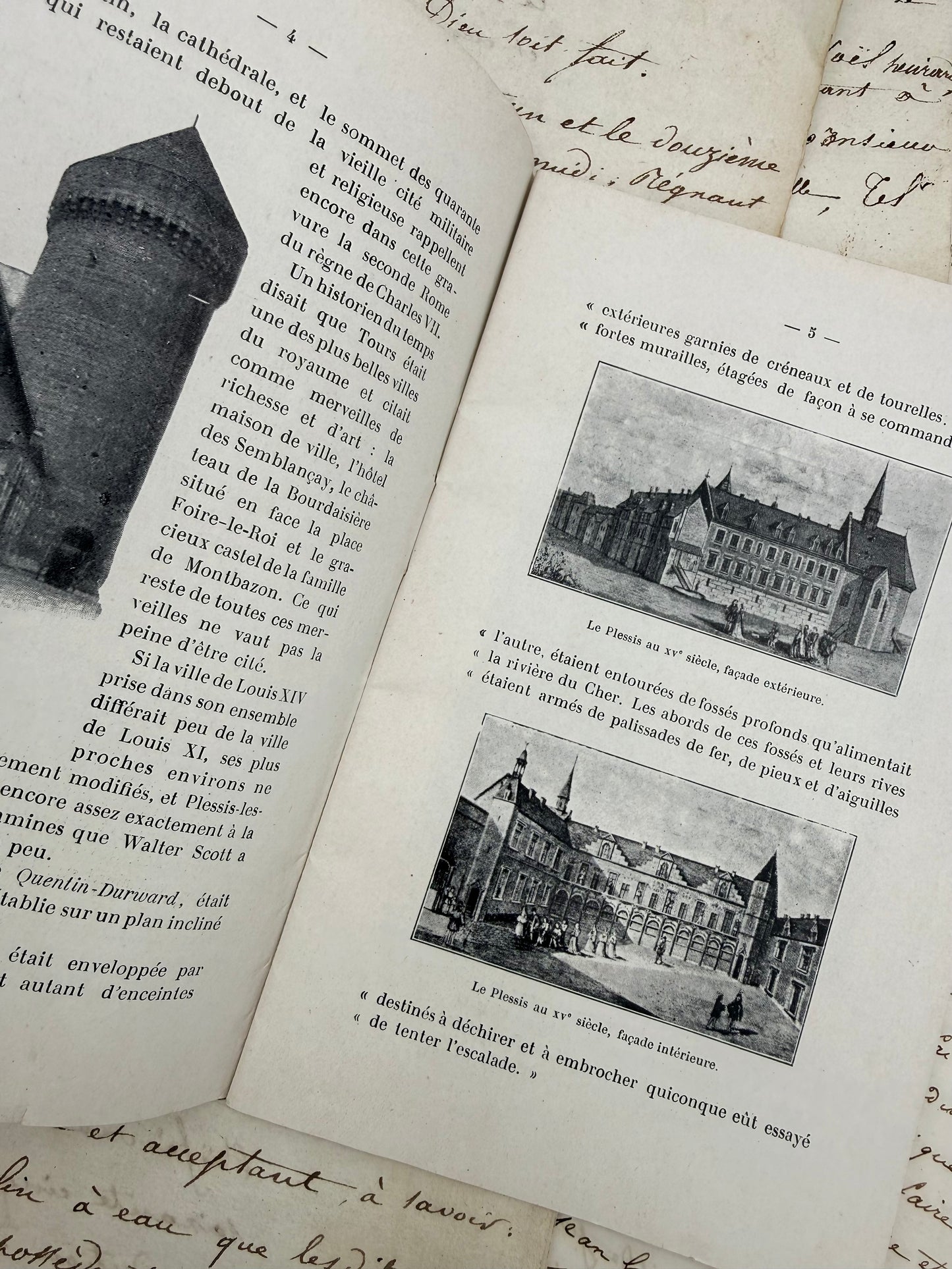 Plessis Les Tours, French Architecture Pamphlet