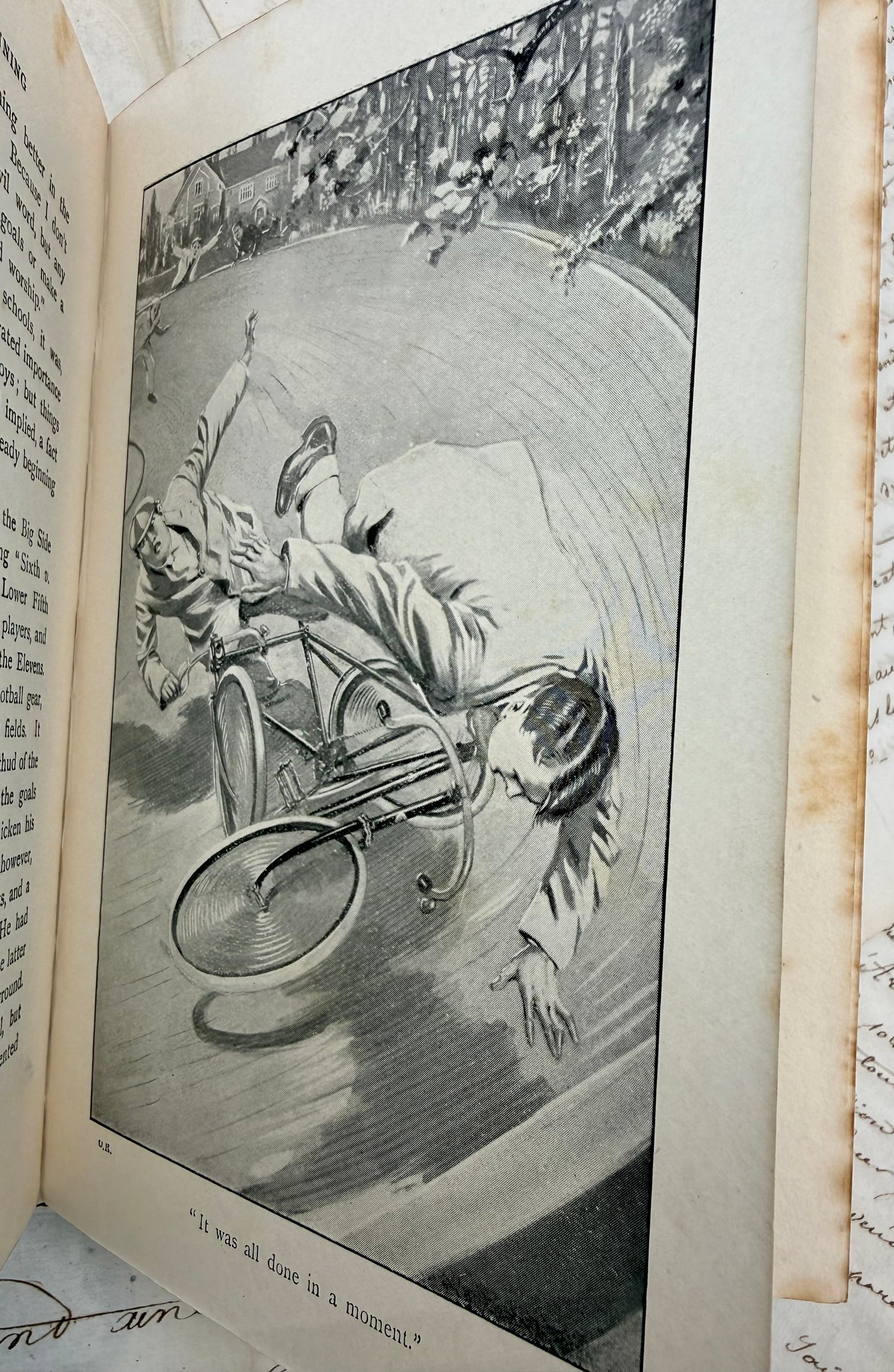 Out of the Running antique book