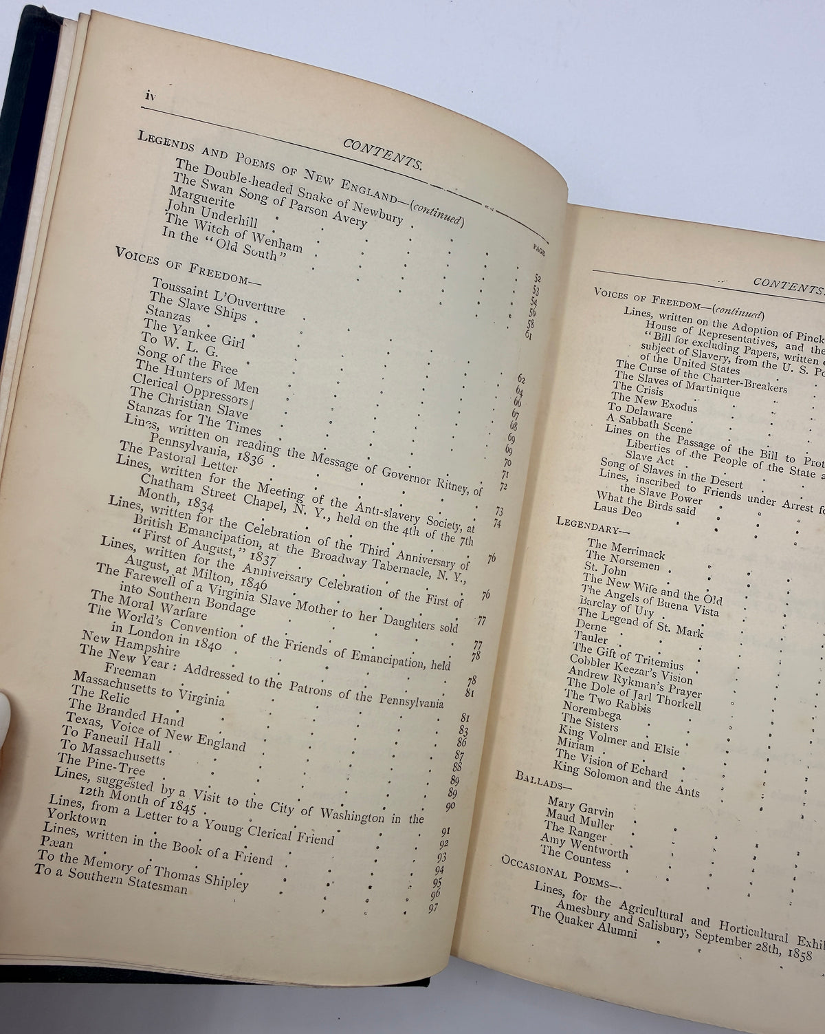 John G Whittier’s Poetical Works, Ward Lock
