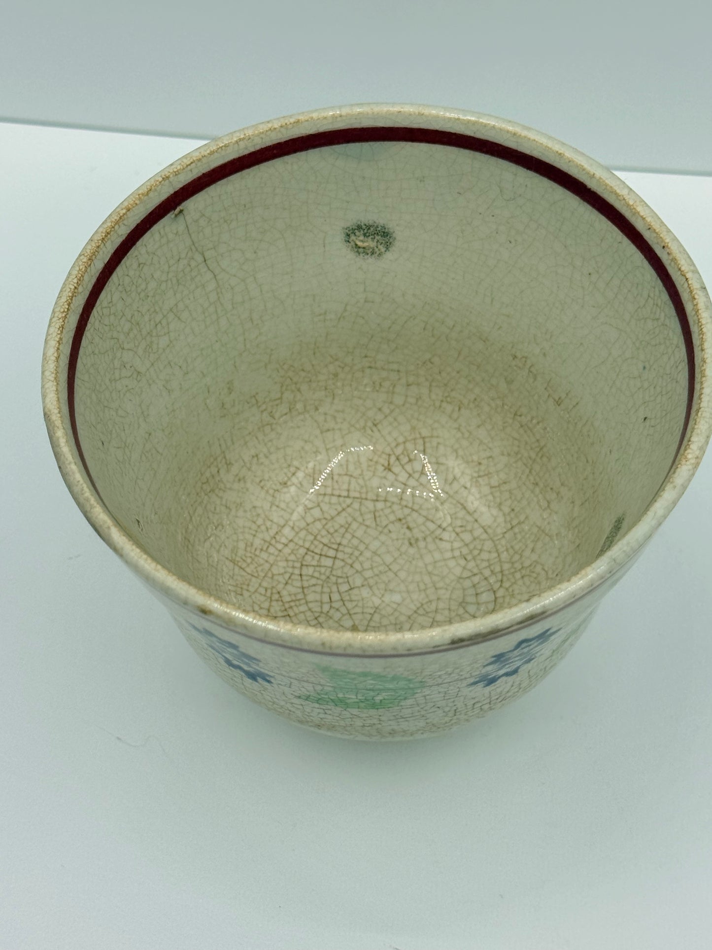 Small Ironstone Floral Bowl