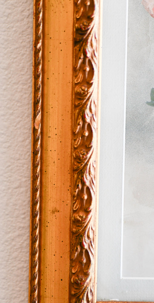 Paul de Longpre Still Life Watercolor, 1898