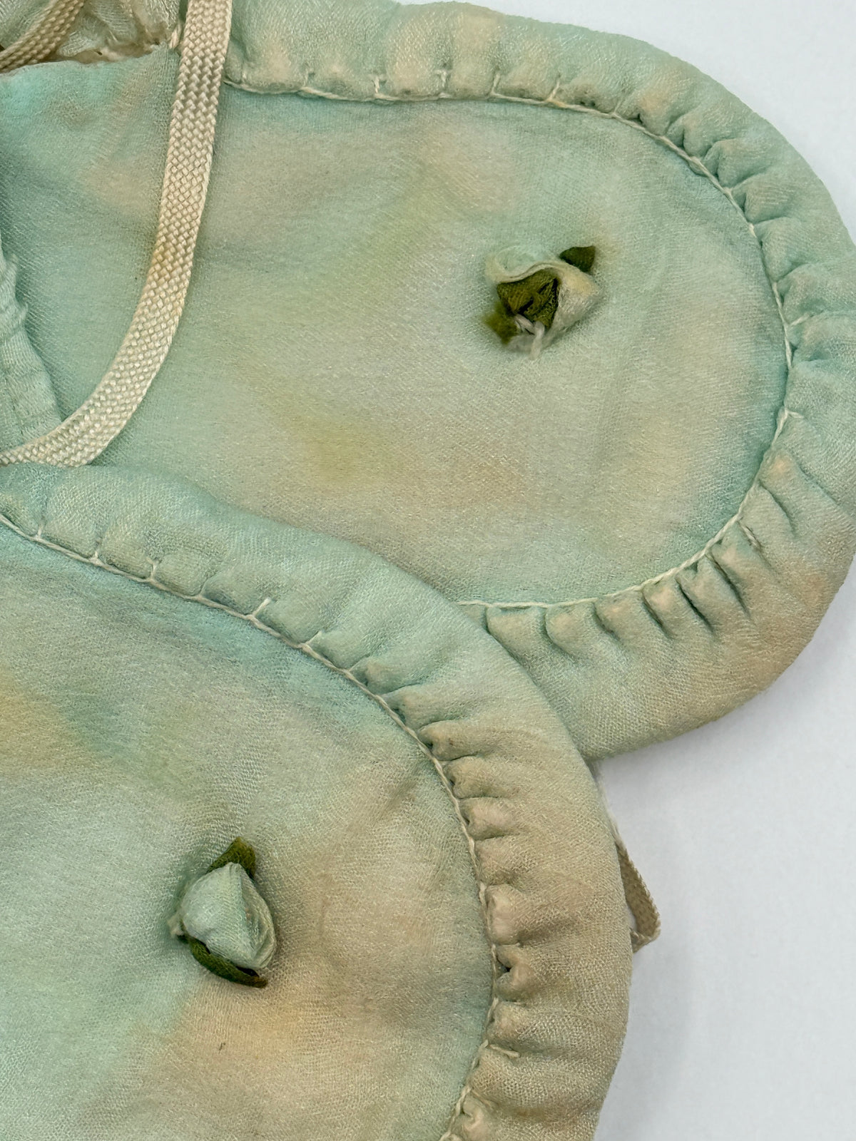 Vintage Pale Blue Baby Bootie