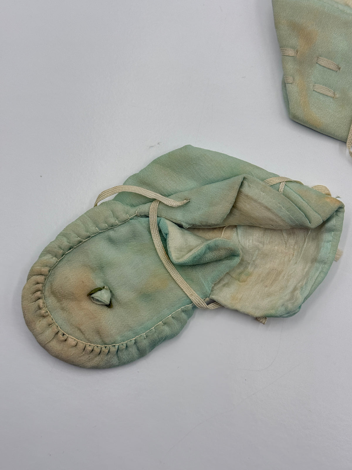Vintage Pale Blue Baby Bootie