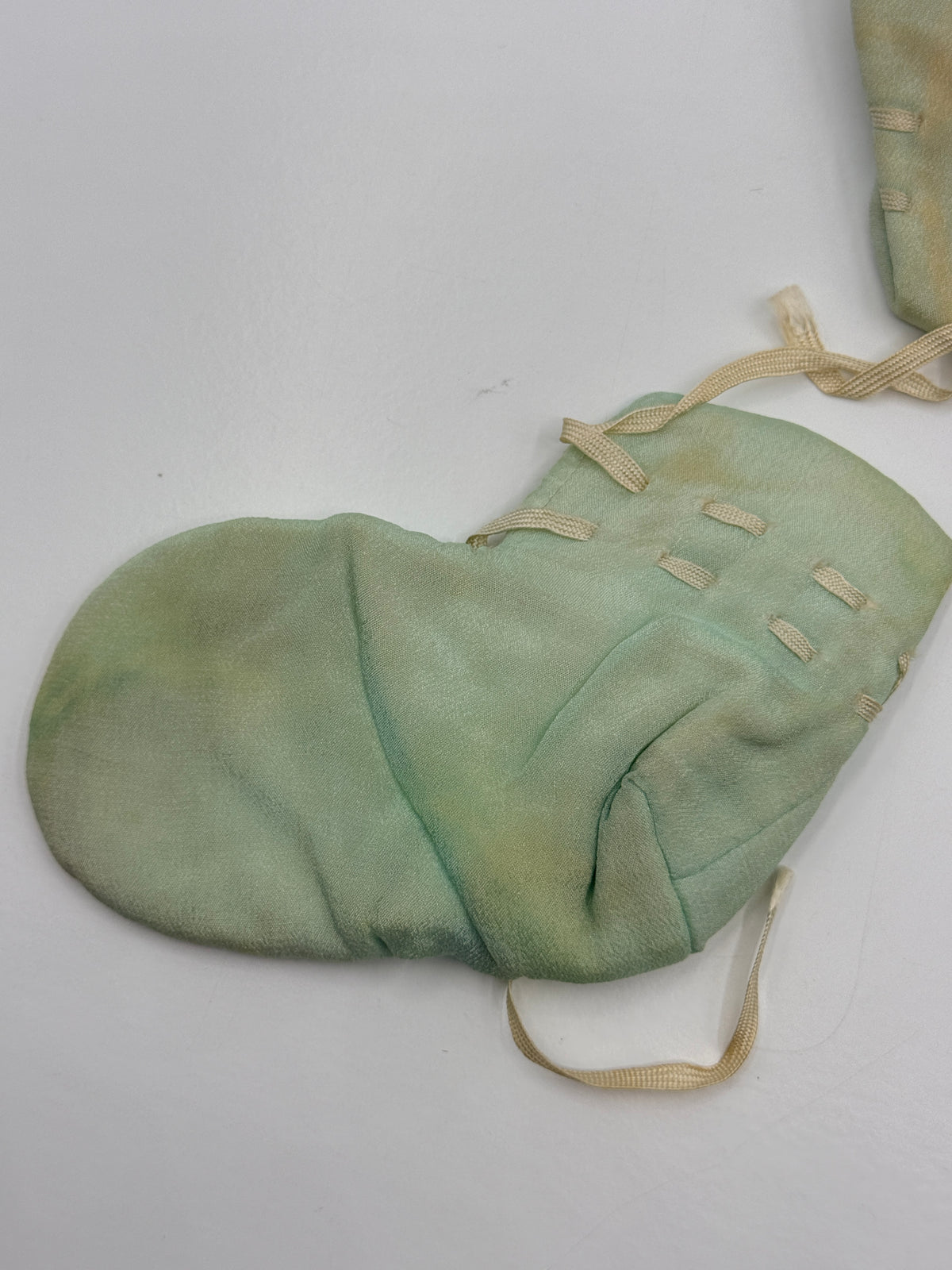 Vintage Pale Blue Baby Bootie