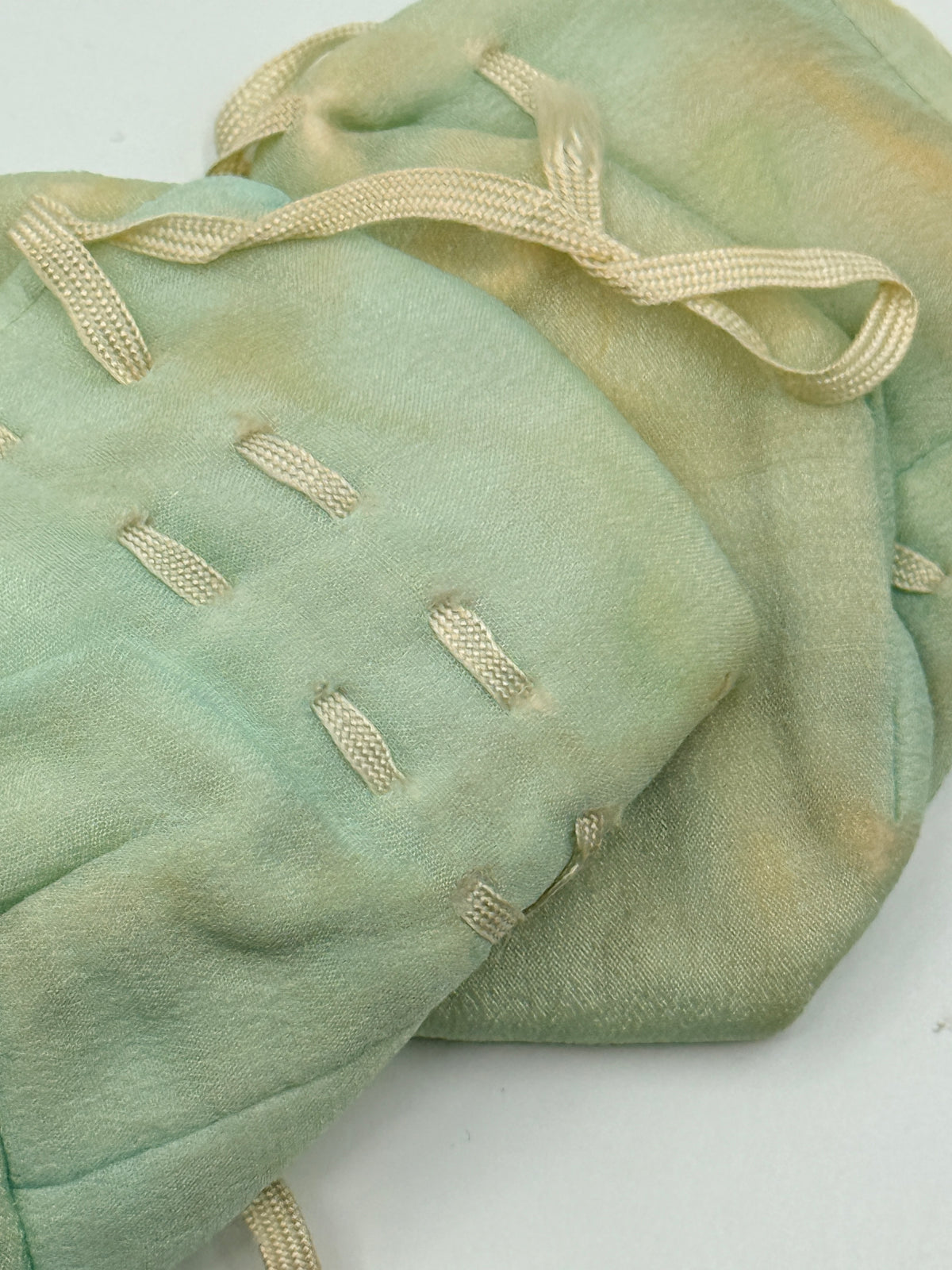Vintage Pale Blue Baby Bootie