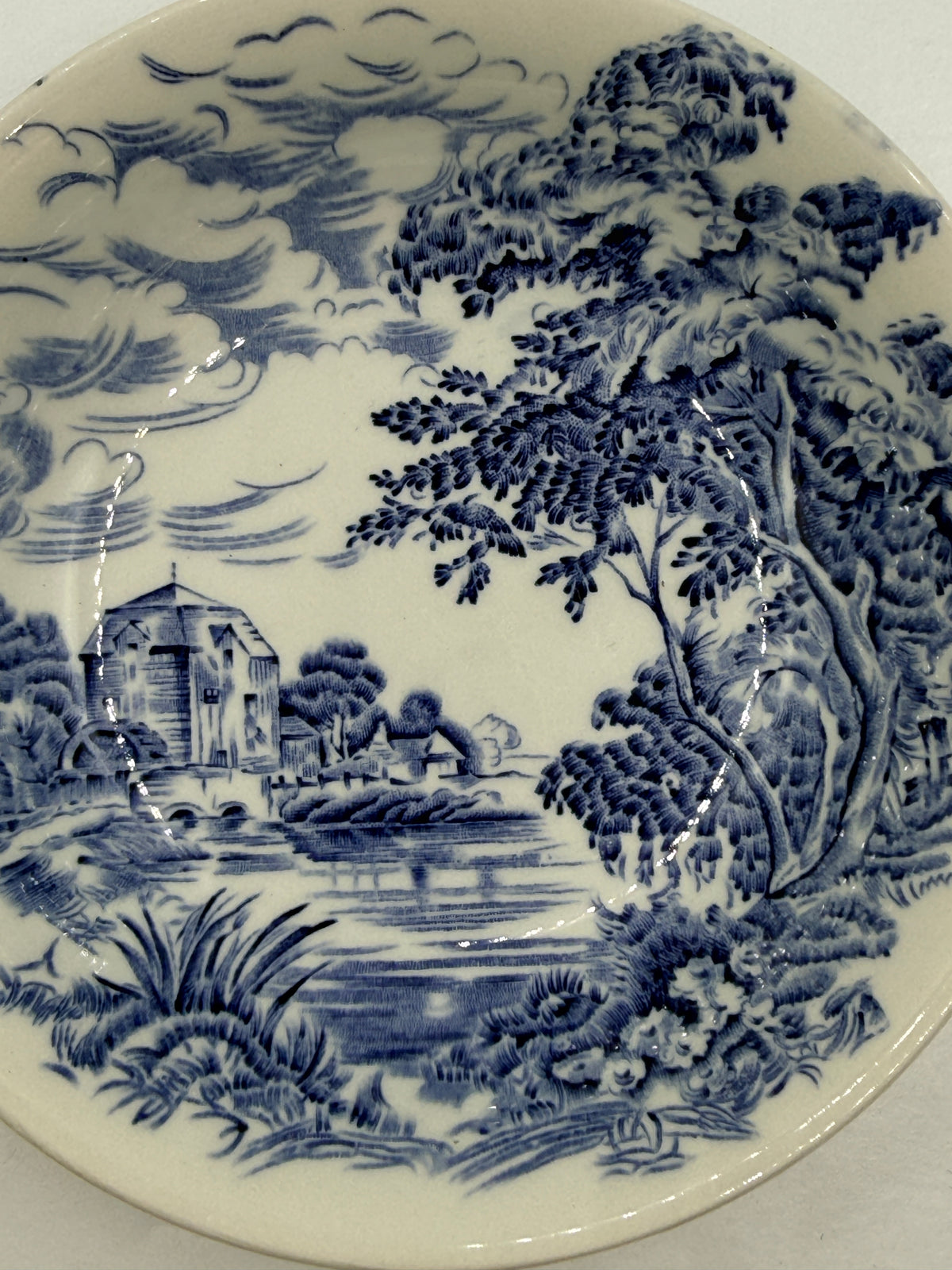 Countryside Enoch Wedgwood Blue & White Dish