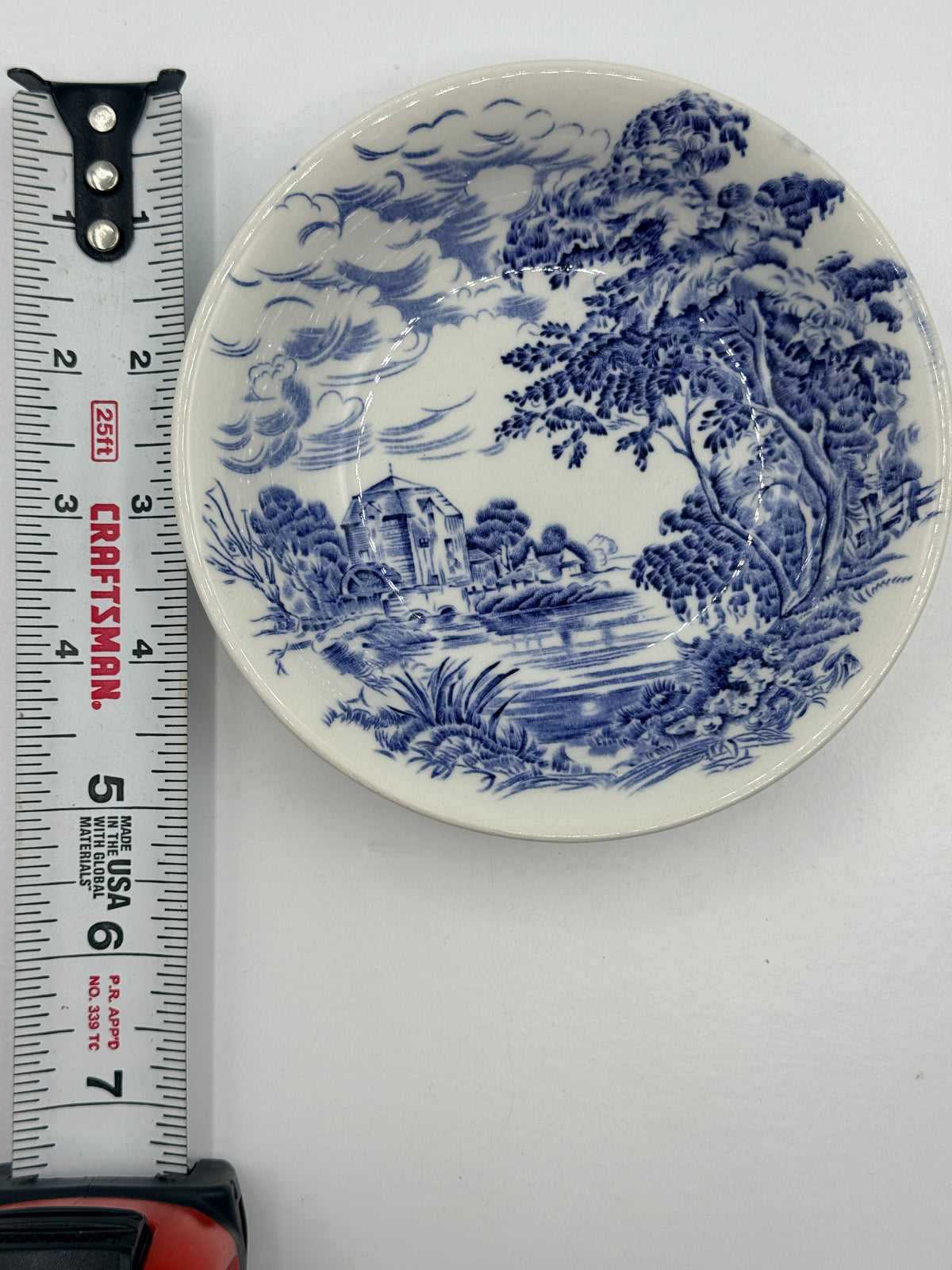Countryside Enoch Wedgwood Blue & White Dish