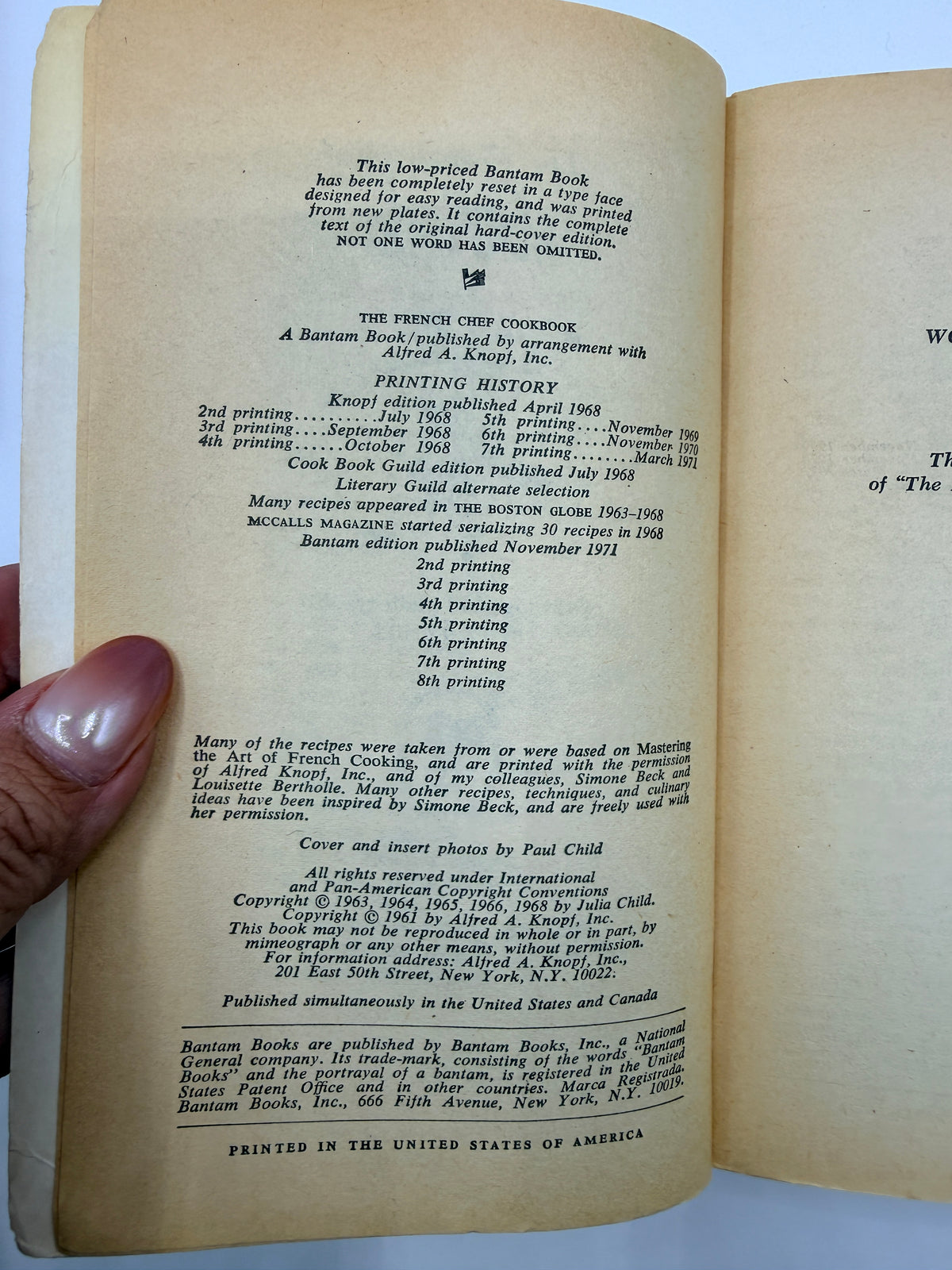 The French Chef Cookbook, Julia Child