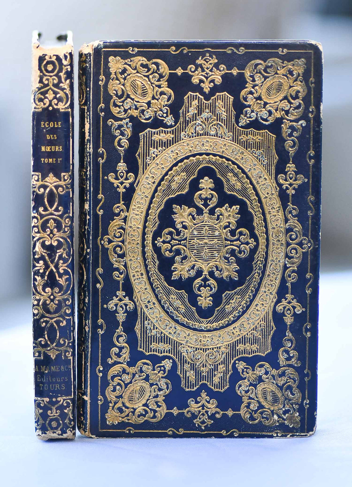 L'Ecole Des Moeurs by M Blanchard, French, Two Volumes