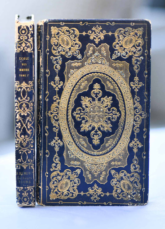 L'Ecole Des Moeurs by M Blanchard, French, Two Volumes