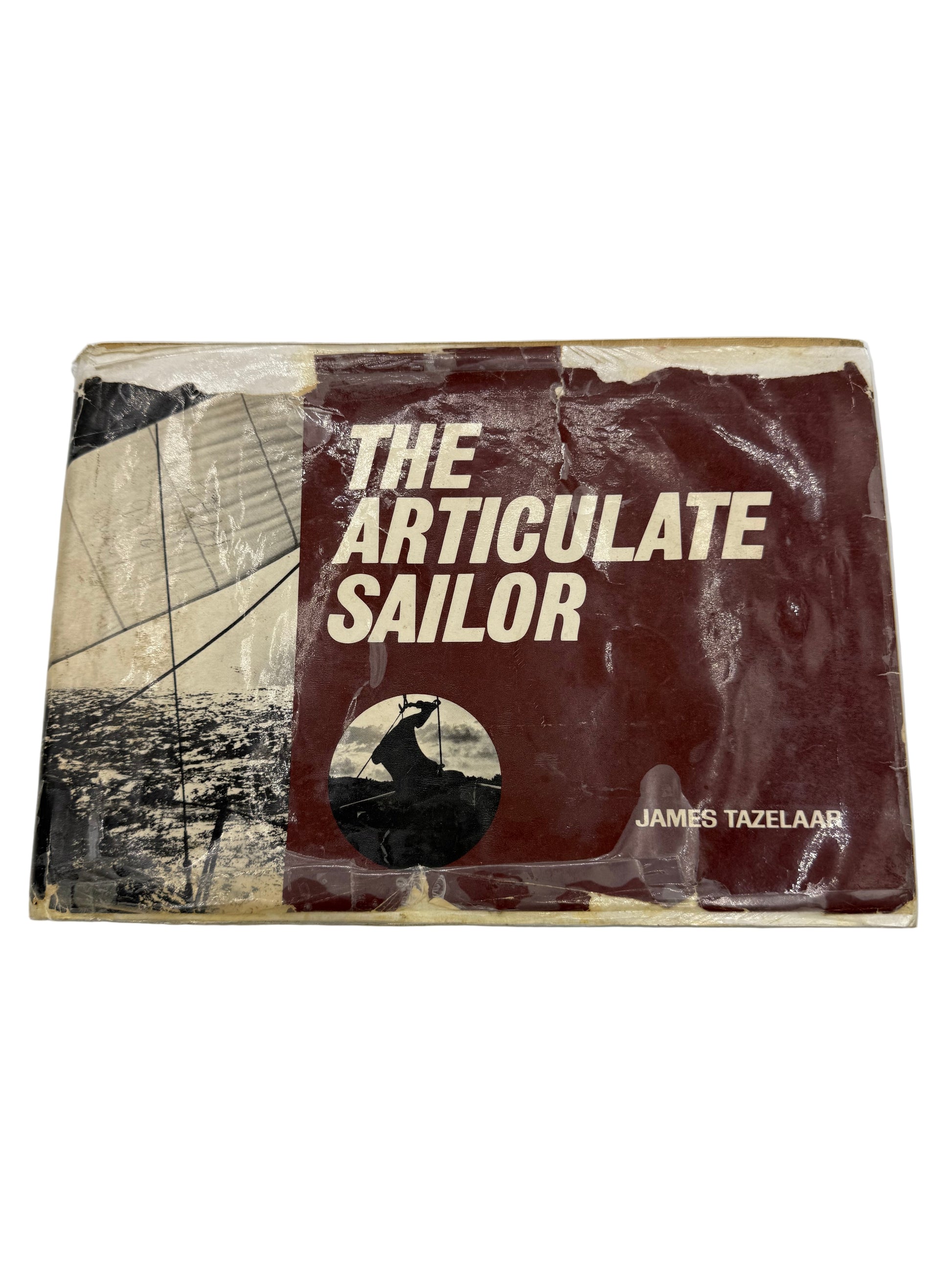 Book titled 'The Articulate Sailor' on a gray background