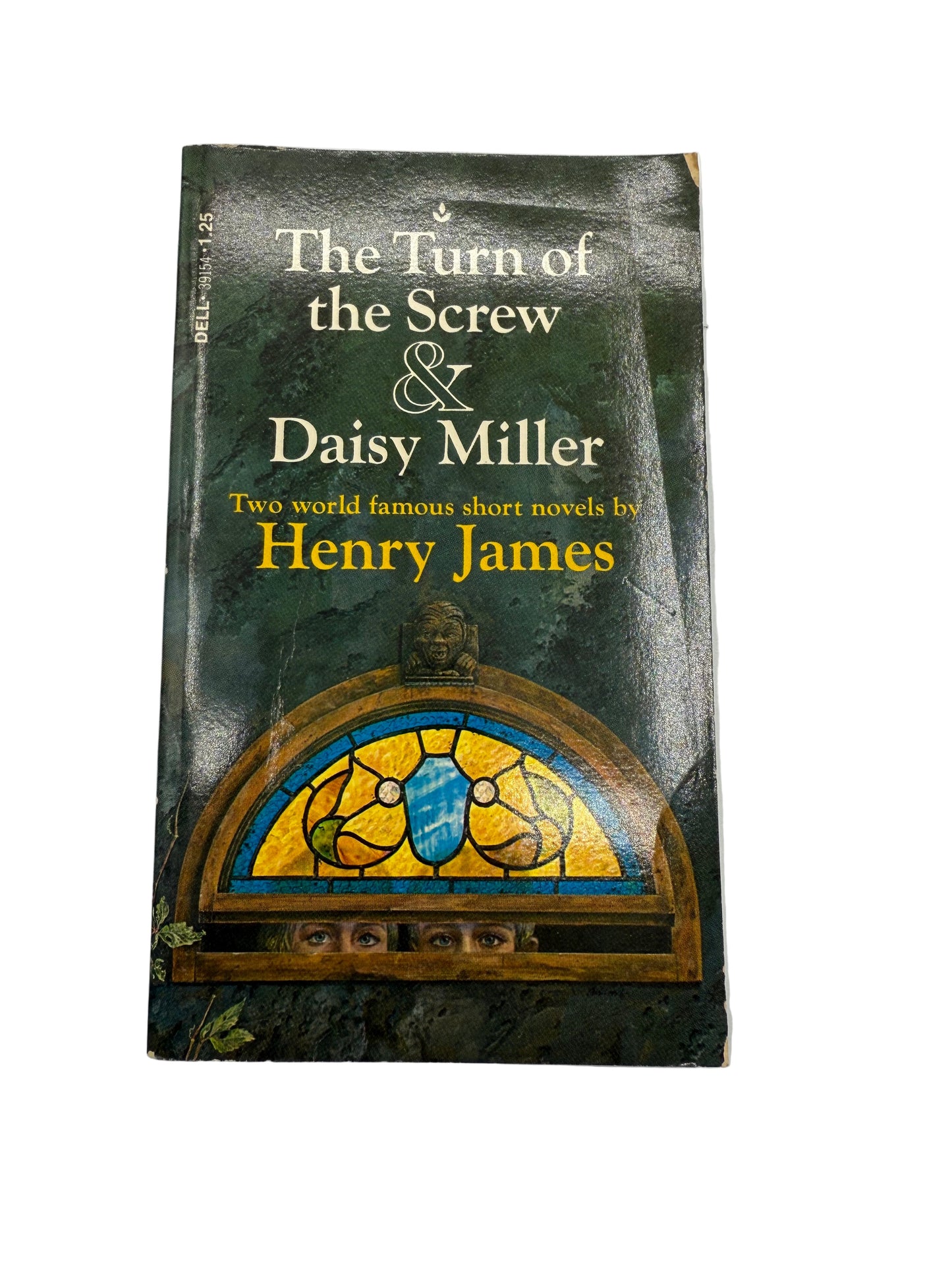 Book cover of 'The Turn of the Screw' and 'Daisy Miller' by Henry James and Daisy Miller on a white background