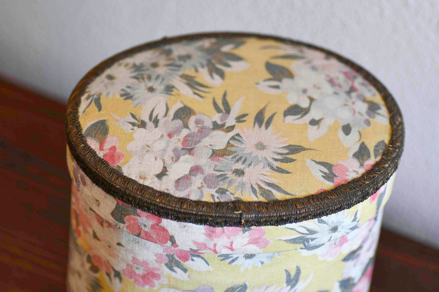French Boudoir Floral Sewing Box, 6"